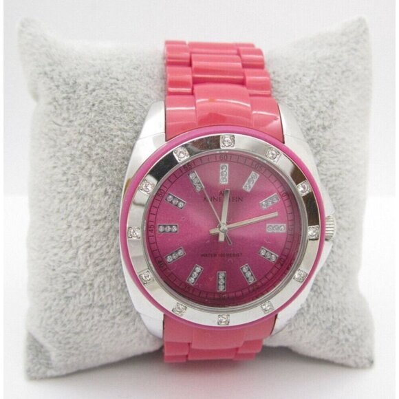 Women Anne Klein Quartz WR Analog 35mm Round Watch (H301) "New Battery" - Picture 1 of 9